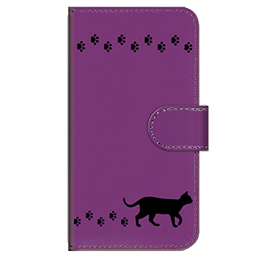 �K�[���Y�l�I �ėp AQUOS wish5 SH-52F �ƌ݊����̂���P�[�X �蒠�^ �X�}�z�P�[�X �g�уJ�o�[ �ϏՌ� (�˂��̂��U��/�u���b�N) SHARP SH-52F-PD-PPR-YSZ-0147