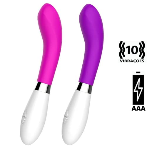 Vibrador Ponto-G Silicone Rosa – 36 Vibrações – 16 cm