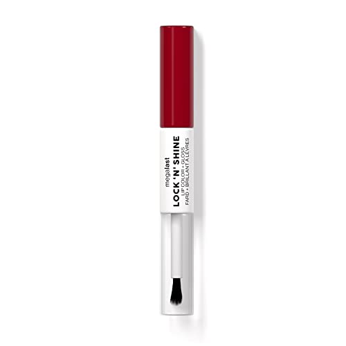 Wet n Wild Megalast Lock n' Shine, Dual-Ended Lip Color and Clear Gloss, Vitamin E and Jojoba Oil Enriched Formula, Red-Y-For Me Shade - Image 4