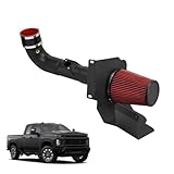 63-3082 Intake Pipe System Kit With Filter Compatible With Chevy Silverado GMC Sierra 1500 2014-2018 Suburban Tahoe Cadi-llac Escalade Yukon 2015-2020 Denali 2015-2019 5.3L 6.2L V8
