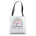 School Psychologist Leopard Boho Rainbow Funny SP Psychology Tote Bag