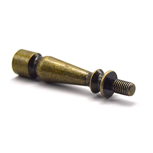 Ecudis Lamp Shade Risers Lamp Finial Extender, 2 Pack (Antique Brass, 2 Inch) #TOP23