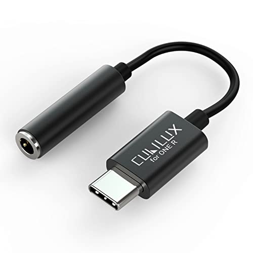 Cubilux UCM-RBK2 Microphone Adapter Compatible with ONE R, USB Type C to TRRS MIC Converter Connector Compatible with Insta 360 ONE R Camera