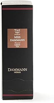 Passerini Miss Dammann, Ginger-Flavoured Green Tea, Box of 24 Enveloped Cristal® Teabags, Dammann Frères