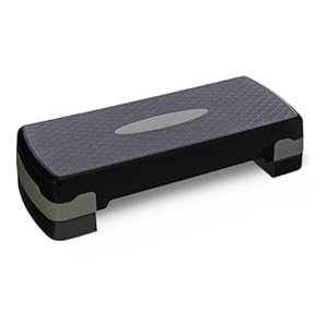 Amazon Basics Aerobic Steppbrett Schwarz/Grau 68.58cm