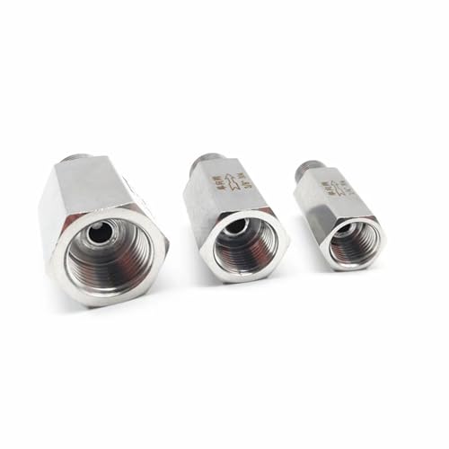 Vanne unidirectionnelle inox 304 mâle femelle pour stopper le reflux d'eau