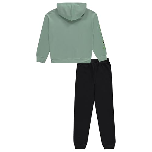 Ensemble sweat à capuche et pantalon Minecraft garçon noir et vert - 2
