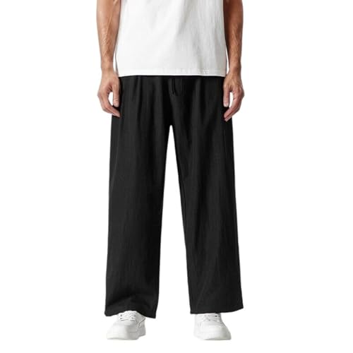 Pantalon d'été léger en lin homme idéal pour les vacances au soleil
