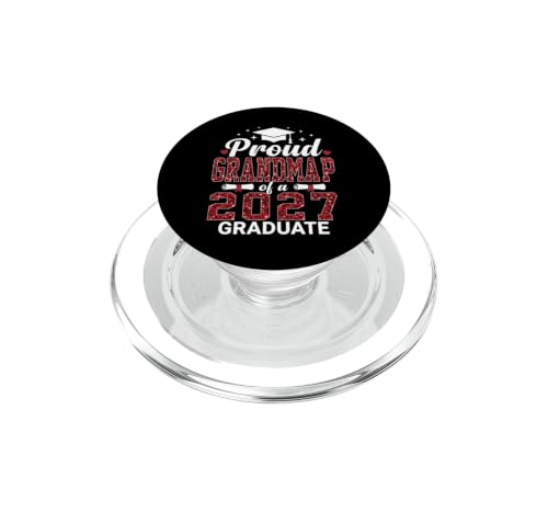 Proud Grandma-P of a 2027 Graduate Senior Graduation Year PopSockets PopGrip for MagSafe