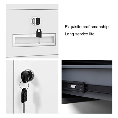 Schedario verticale con serratura 1 cassetto soluzione di archiviazione in acciaio per casa e ufficio ideale per documenti e file Sistema di nizzazione sicuro