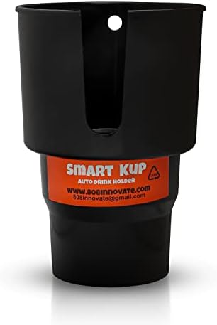 Smart Kup Car Cup Holder Expander - Fits Hydro Flasks 32/40 oz, Nalgene, Yeti & Large Bottles up to 3.8 inches Wide - for Car up to 3.2 Inches Wide