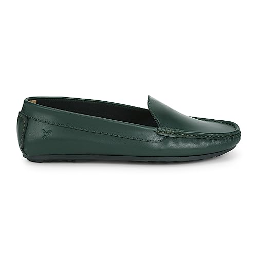 Image of YOHO Bliss Comfortable Slip On Formal Loafer for Women | Stylish Fashion Moccasins Range | Cushioned Footbed Finish | Flexible | Style & All-Purpose | Formal Office Wear Shoe