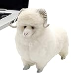 Durabilité d'affichage permanente : les moutons en peluche sont conçus avec une attention exceptionnelle aux détails et construits sur une base robuste artisanale, assurant une beauté durable pour une décoration chérie dans les espaces familiaux ou les environnements sophistiqués