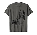 Chien assis Basset Artesien Normand T-Shirt