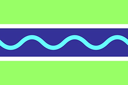 Drapeau Kormilovsky rayon Omsk grand format pour mât extérieur - 2