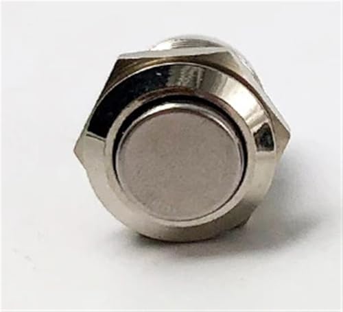 Interrupteur de démarrage de voiture 12mm 2 broches réinitialisation
