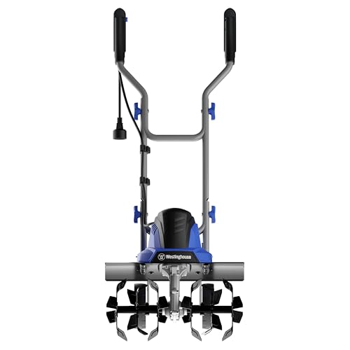 Westinghouse 18-Inch Electric Tiller Cultivator with 6 Steel Blades
