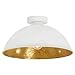 Price comparison product image Brilliant Aztekas Ceiling Light 1 Bulb White / Gold 1x E27 Suitable for Normal Lamps up to 40 W