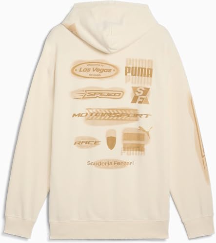 PUMA - Mens Ferrari Race Desert Sun Las Vegas Hoodie, Color Alpine Snow, Size: Medium2