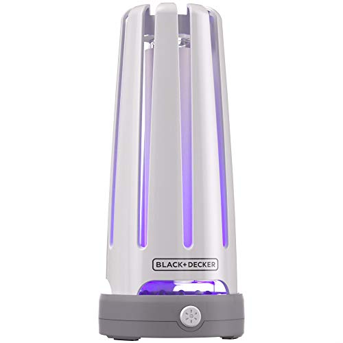 Black+Decker Indoor Glue Bug Trap | Electric Uv Led Insect Catcher Lamp For Flies, Mosquitoes, Gnats & Other Flying Pests | 300 Sq/Ft Coverage For Your Home And Kitchen #TOP2