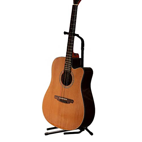 FFYUEEE Pastilla De Instrumentos En El Piso De Casa, Soporte De Guitarra En Forma De U Vertical, Altura Ajustable Cover