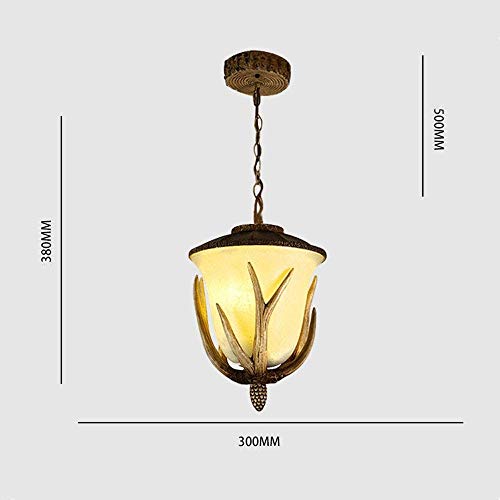 Lustre américain industriel E14 plafonnier suspendu rustique rétro - 4