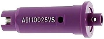 Pack of 6 - TeeJet Air Induction Flat Spray Tips Purple 110° Polymer Visiflo AI110025-VS