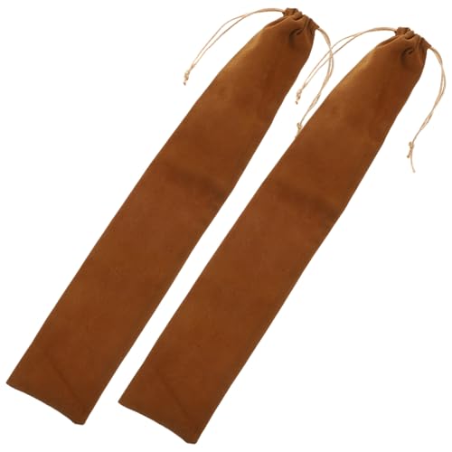 Didiseaon Funda Protectora para Abanicos Plegables de Mano, Bolsa Ligera de Algodón Cordón para Almacenamiento Diario y Fiestas, Paquete de 2 Unidades