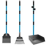CCAATVG Extra Large Dog Pooper Scooper for Large Medium Small Dogs Metal Pet Pooper Scooper for Yard