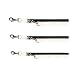 TRIXIE Hundeleine Silver Reflect V Leine XS–S, 2,00 m 15 mm in schwarz/silbergrau - verstellbare und reflektierende Hundeleine für gute Sichtbarkeit - für sehr kleine bis kleine Hunde - 12214