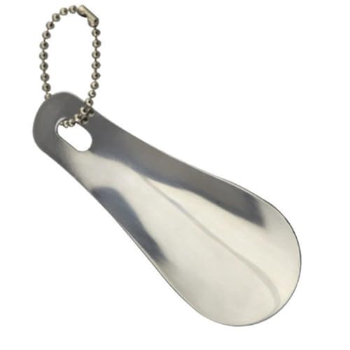 Calzador de acero inoxidable de 1 pieza con forma de cuchara para todo tipo de zapatos 4
