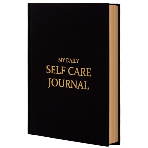 Self-Care Journal Book, Gratitude Journal, Happiness A5 Notebook Fabric Book Planner, A Daily Diary for Women with Guided Self Reflection Prompts