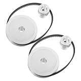 Synchronrad 8mm Bohrung mit 20 und 60 Zähnen 1:3, 2 Stück