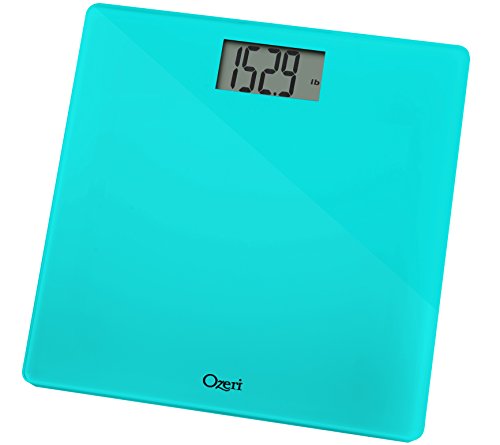 Ozeri Precision Bath Scale (440 Lbs / 200 Kg) In Tempered Glass, With 50 Gram Sensor Technology (0.1 Lbs / 0.05 Kg) And Infant, Pet & Luggage Tare #TOP6