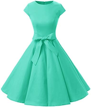 Dressystar Sukienka na studniówkę w stylu lat 50. w kropki i w jednolitym kolorze