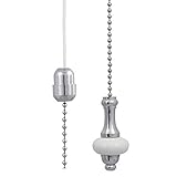 Fácil de instalar y ocultar. Utiliza el cable de dos piezas para unir el conector de la cadena.