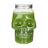 Tarros de calavera con tapas, bar