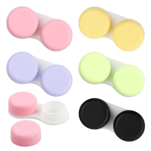 Cozlly 20 Piezas Caja de Lentes de Contacto, Portalentillas de Colores, Stuche para Lentes de Contacto, contenedor para Lentes de Contacto, Caja para Lentillas Viajes al Aire Libre en el hogar