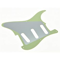 Kaish vintage 8 trou ST Strat SSS Guitare Pickguard Vert menthe pour US/Mexique Stratocaster - Les Beatles, Paul McCartney, John Lennon, RIngo Starr, George Harrison Kaish vintage 8 trou ST Strat SSS Guitare Pickguard Vert menthe pour US/Mexique Stratocaster – Image 2