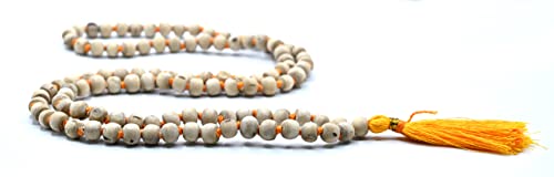 Image of Crystal Heaven Tulsi Mala Original - Certified Tulasi Mala Spiritual Beads Necklace for Meditation and Prayer for Men and Women