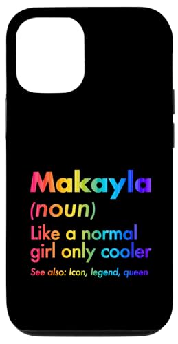 Makayla Like A Normal Girl Only Cooler Queen ���O �X�}�z�P�[�X iPhone 12/12 Pro �p