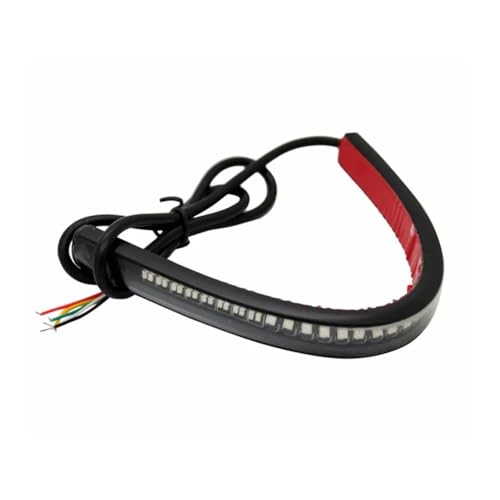 Moto señal vuelta lámpara trasera con tira LED flexible de freno