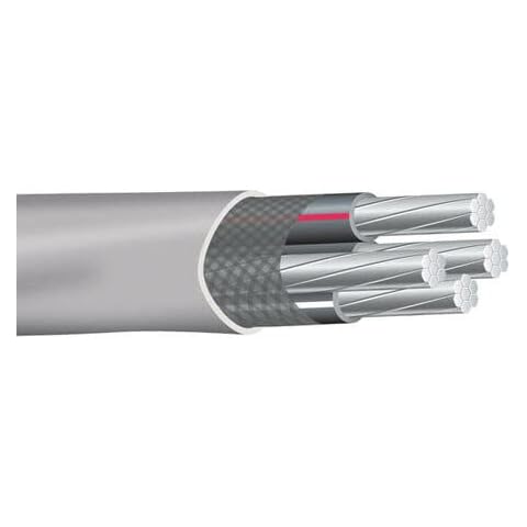 NASSAU ELECTRICAL SUPPLY 2-2-2-4 SER Aluminum Service Entrance Cable Wire (100FT) Cover