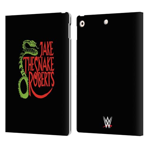 Coque iPad 10.2 WWE Jake The Snake Roberts étui cuir