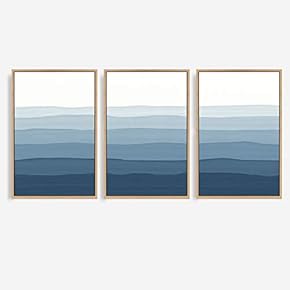 signwin 3 Piece Framed Canvas Wall Art Colorful...