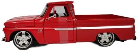 1966 C 10 Fleetside Pickup Truck Red Maxx Design American Classics Series 1/24 Diecast Model Car by Motormax 73355MX-R