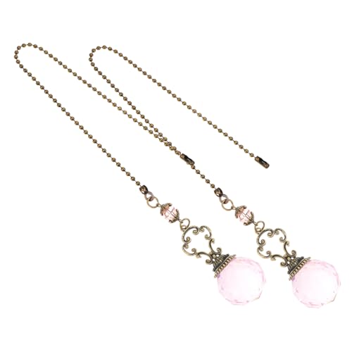 jojofuny 2piezas Cadena Para Ventilador De Techo Extensión De Cadena De Tirón Esfera De Accesorio Para Lámparas y Decoraciones Del