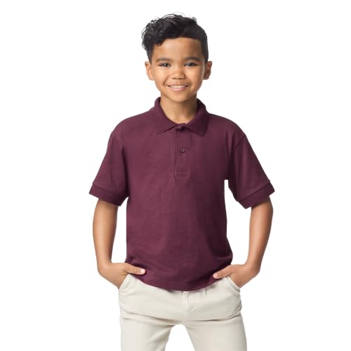 Image of Gildan Kids' DryBlend Short Sleeve Polo, Style G8800b, 3-Pack