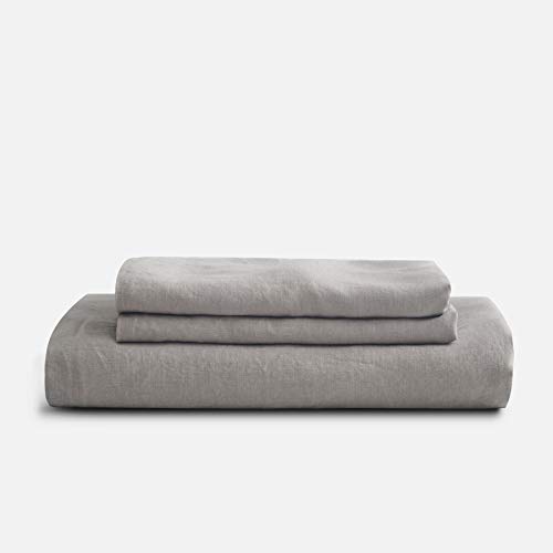 Sijo Premium Stone Washed 100% French Linen Bed Sheet Set, Small Batch Sourced