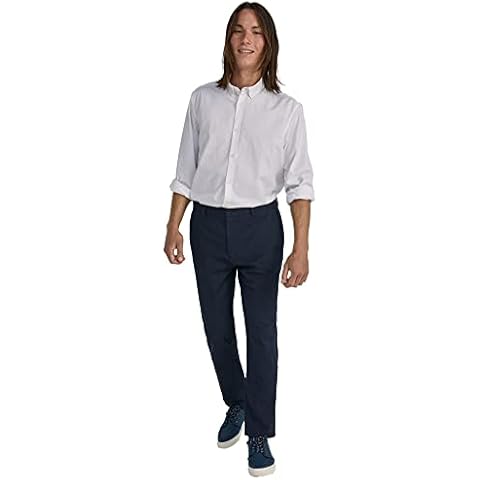 Springfield Pantalón chino slim fit Azul Oscuro Hombre Cover
